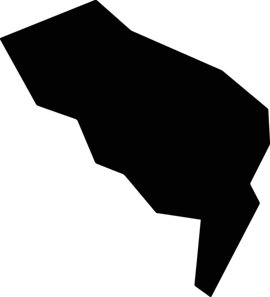 Krideia Cyprus silhouette map vector