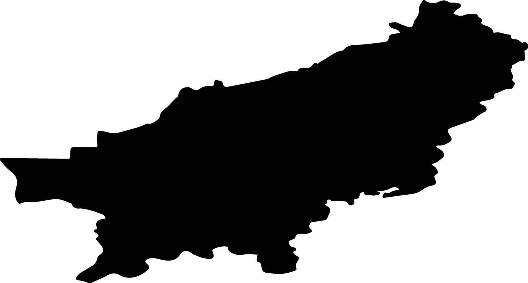 Krimuldas pag Latvia silhouette map vector