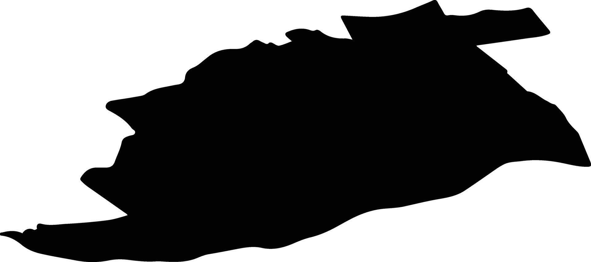 Krimpenerwaard Netherlands silhouette map vector