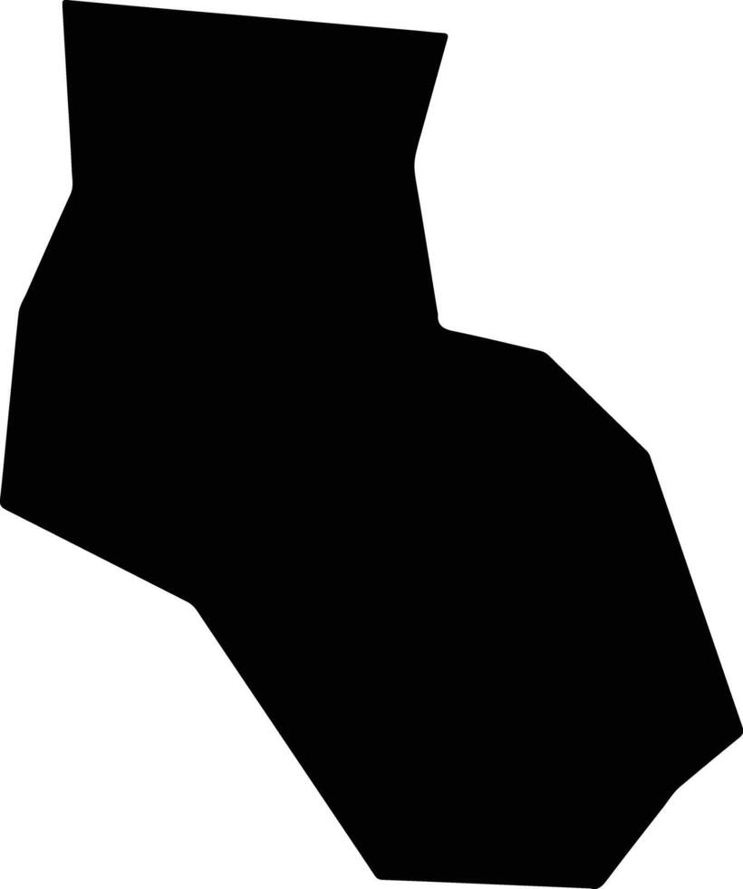 Krini Cyprus silhouette map vector