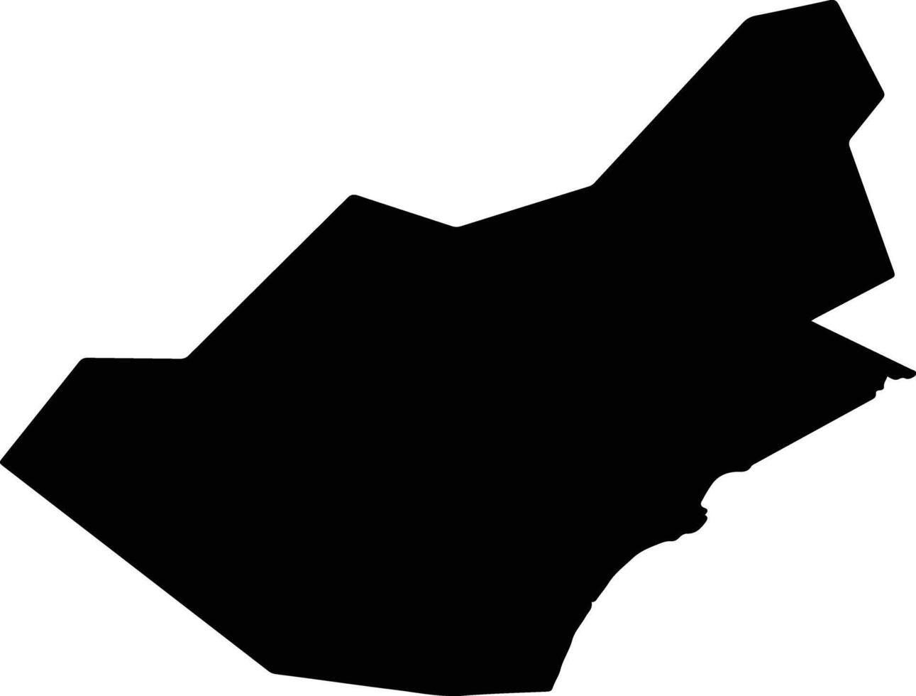 Kristianstad Sweden silhouette map vector