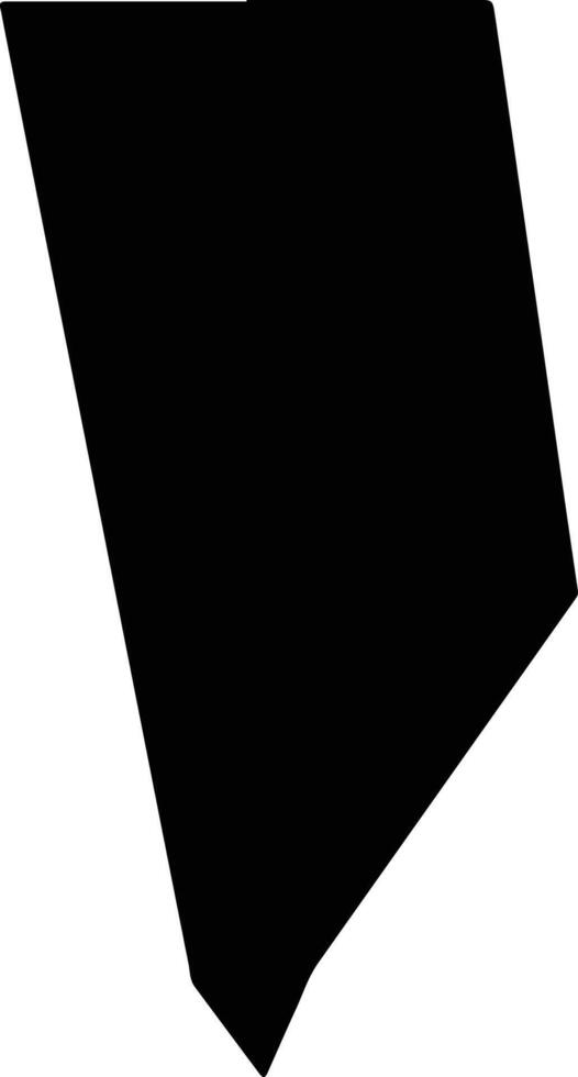Ksar Mauritania silhouette map vector