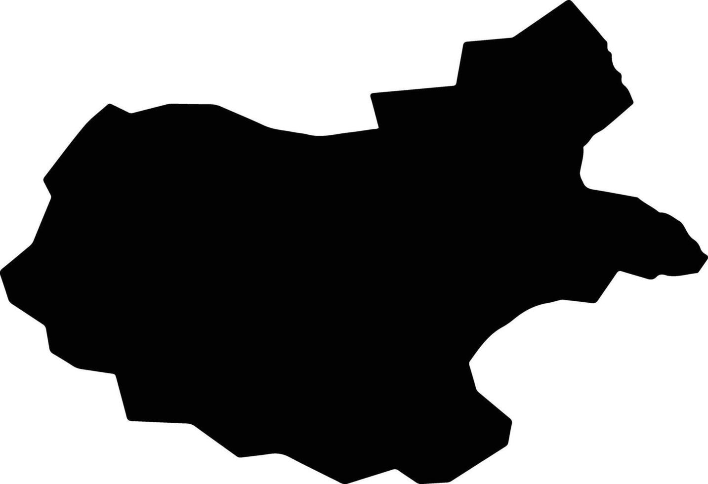 Kuji Japan silhouette map vector