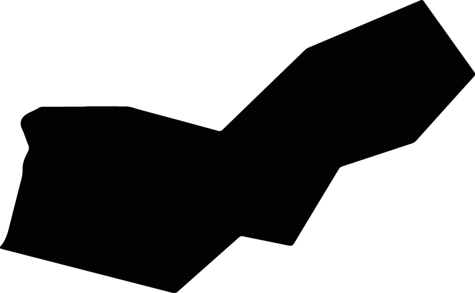 Kula Bulgaria silhouette map vector