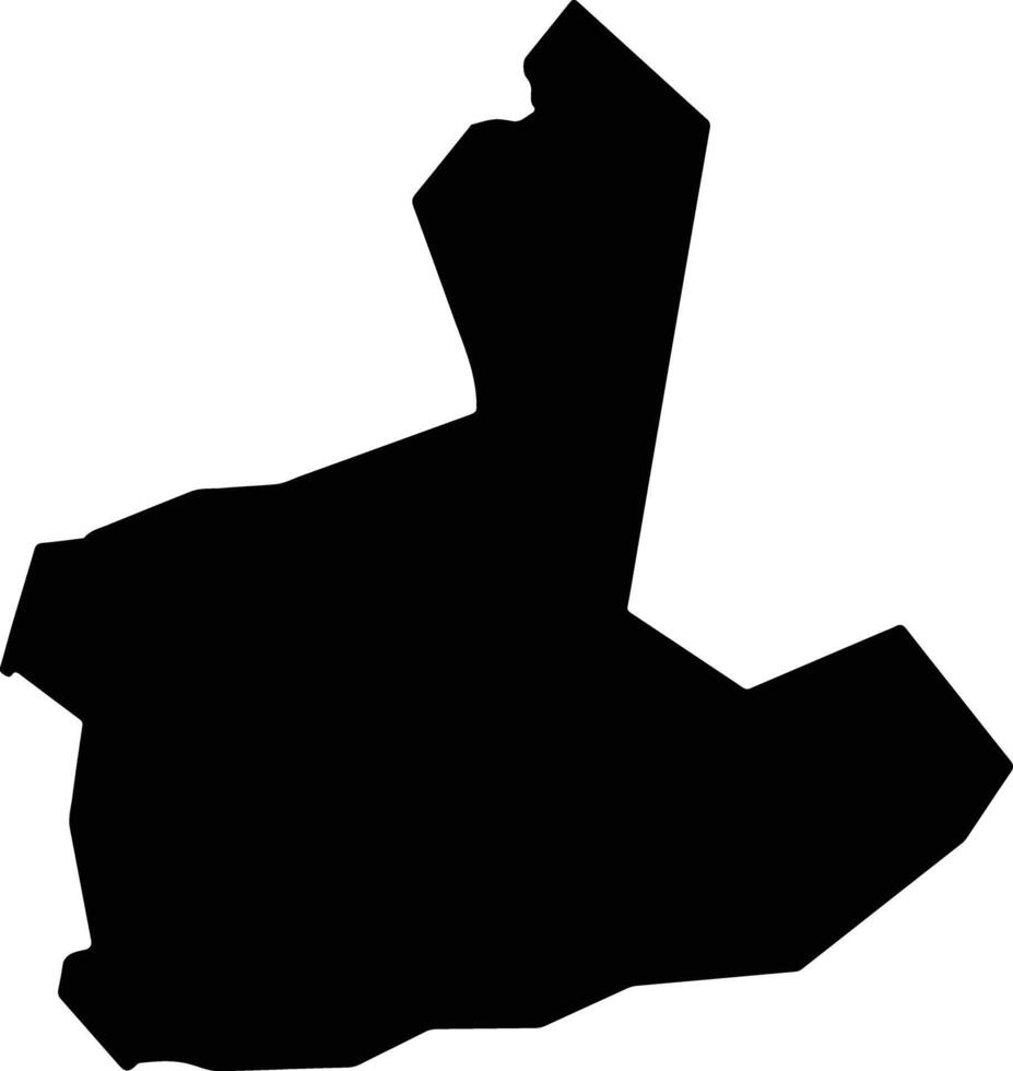 Kulbus Sudan silhouette map vector