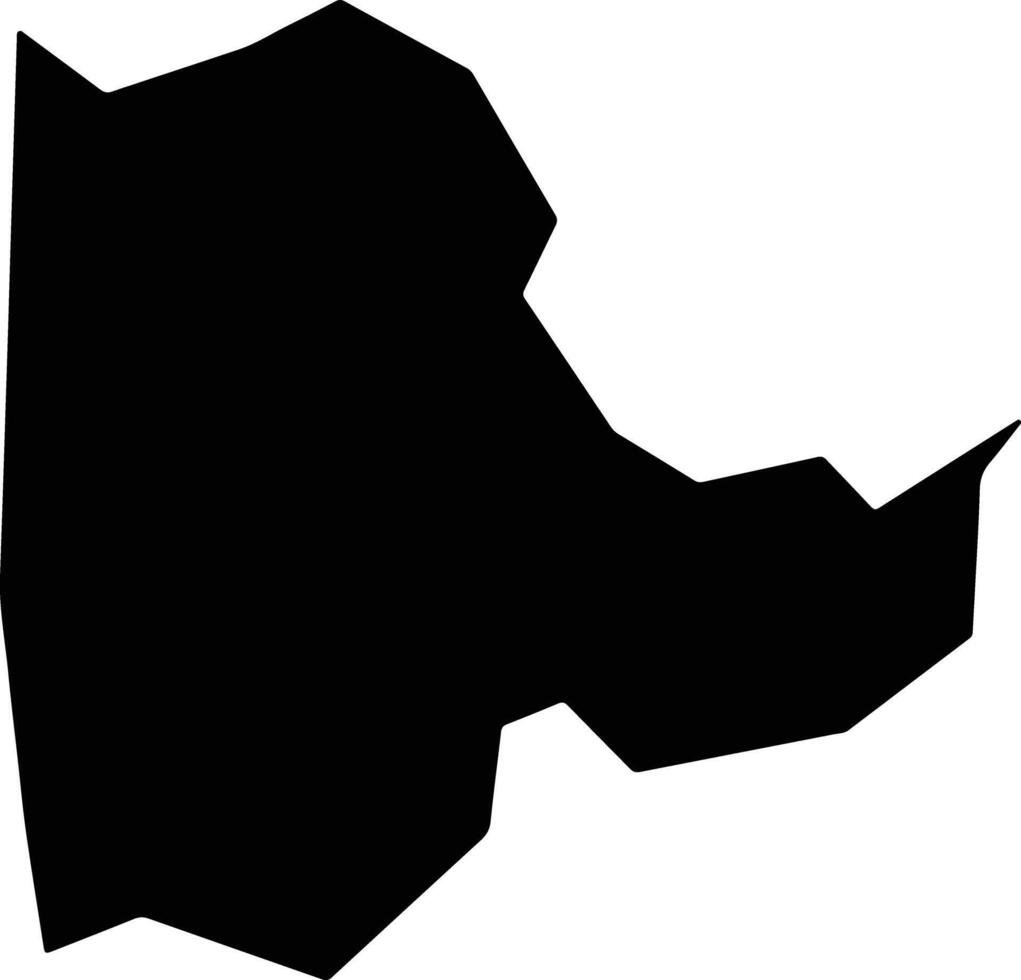 Kulim Malaysia silhouette map vector