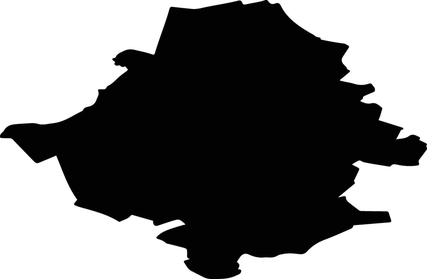 Kullamaa vald Estonia silhouette map vector
