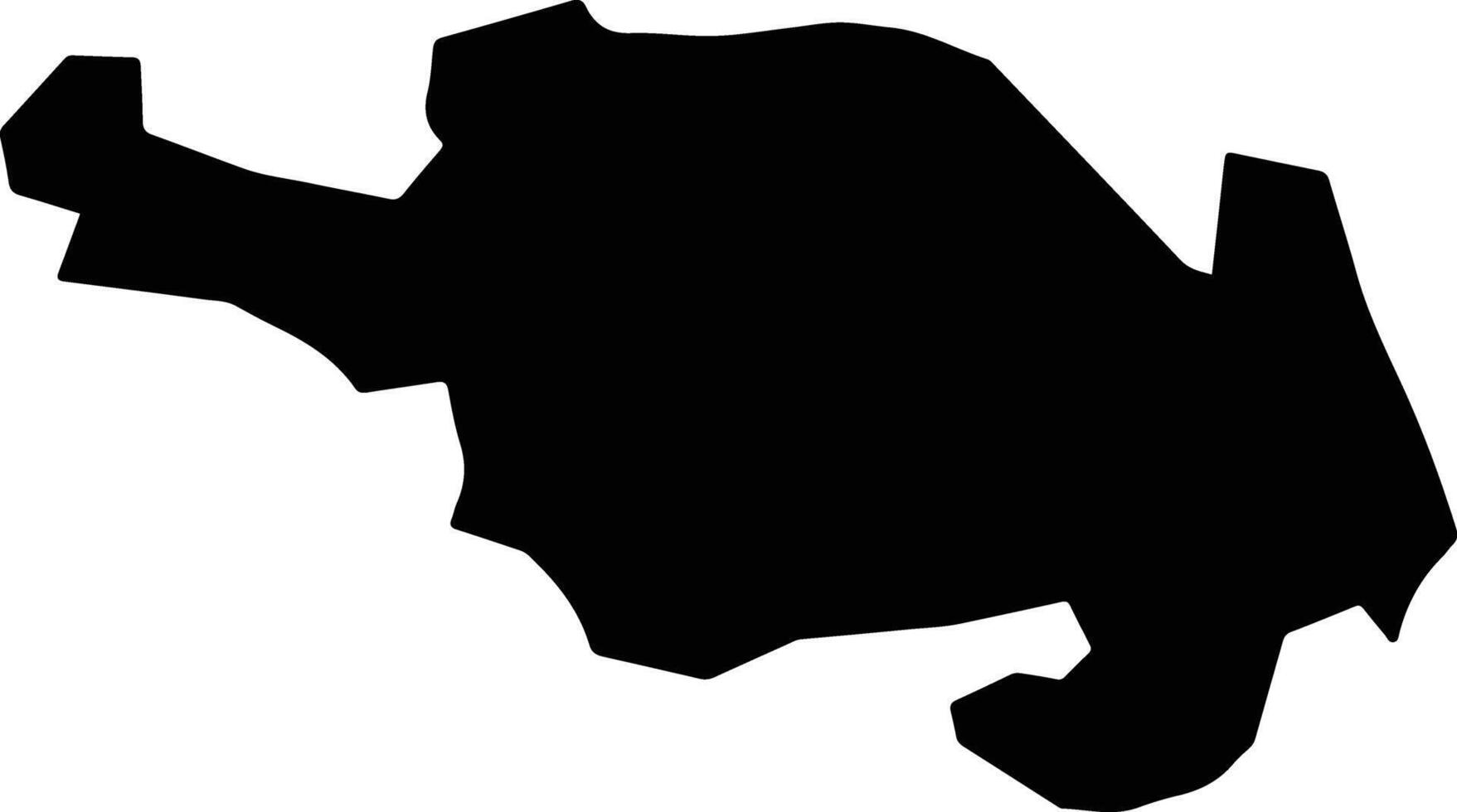 Kulm Switzerland silhouette map vector