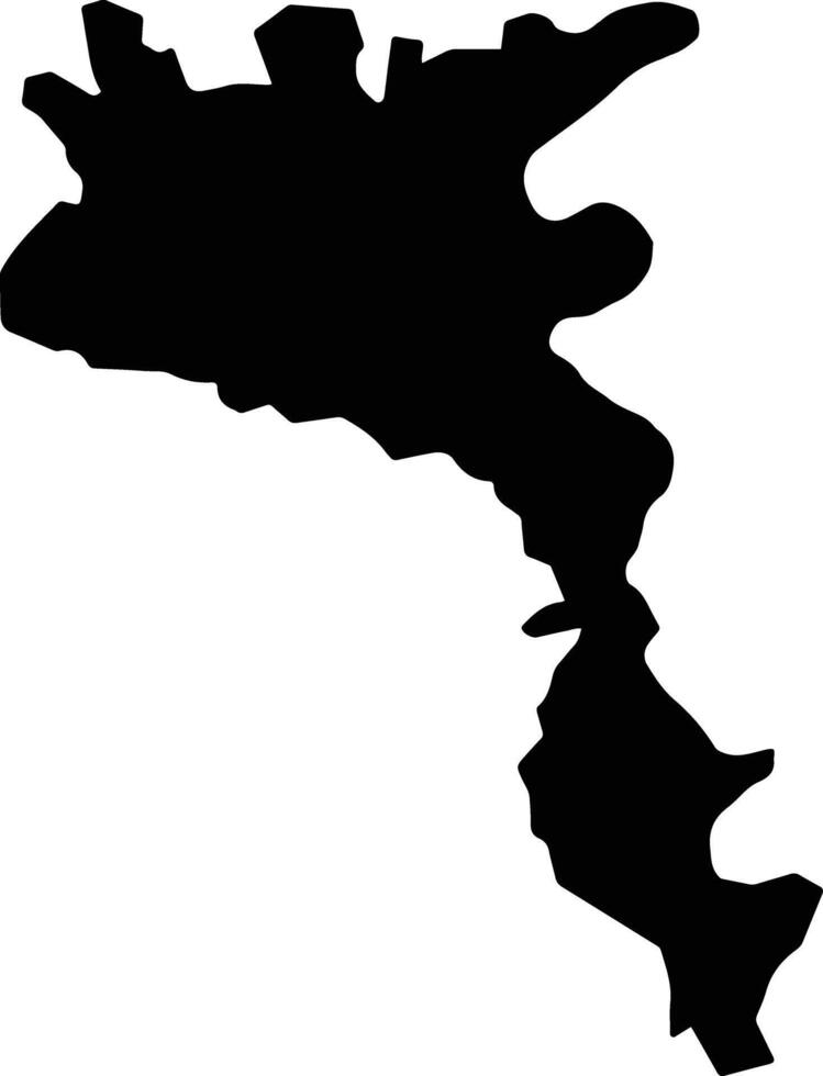 Kum Hamada Egypt silhouette map vector