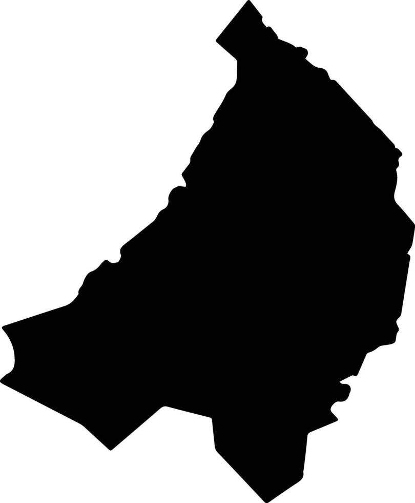 Kunigami Japan silhouette map vector