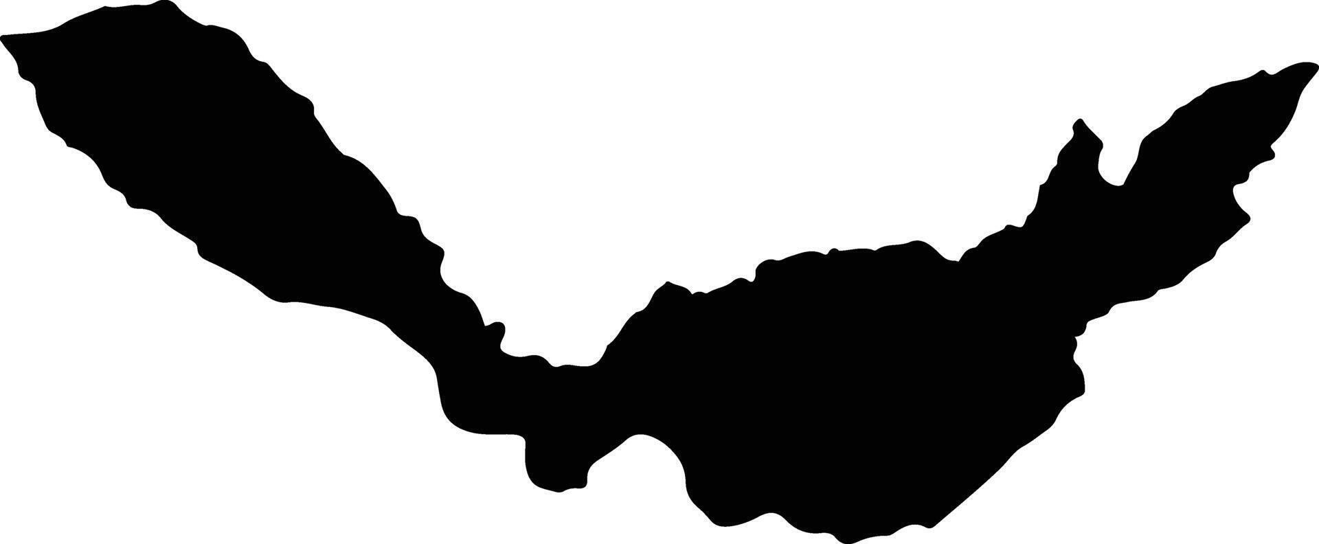 La Argentina Colombia silhouette map vector