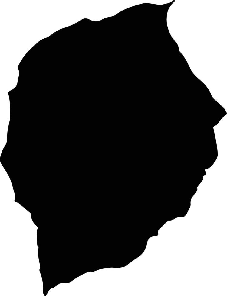 La Capilla Colombia silhouette map vector