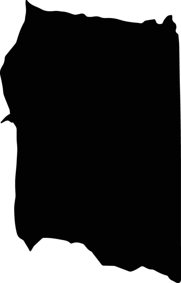 La Ceiba Venezuela silhouette map vector