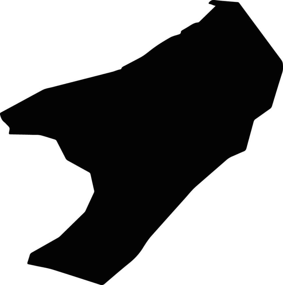 La Chaux de Fonds Switzerland silhouette map vector