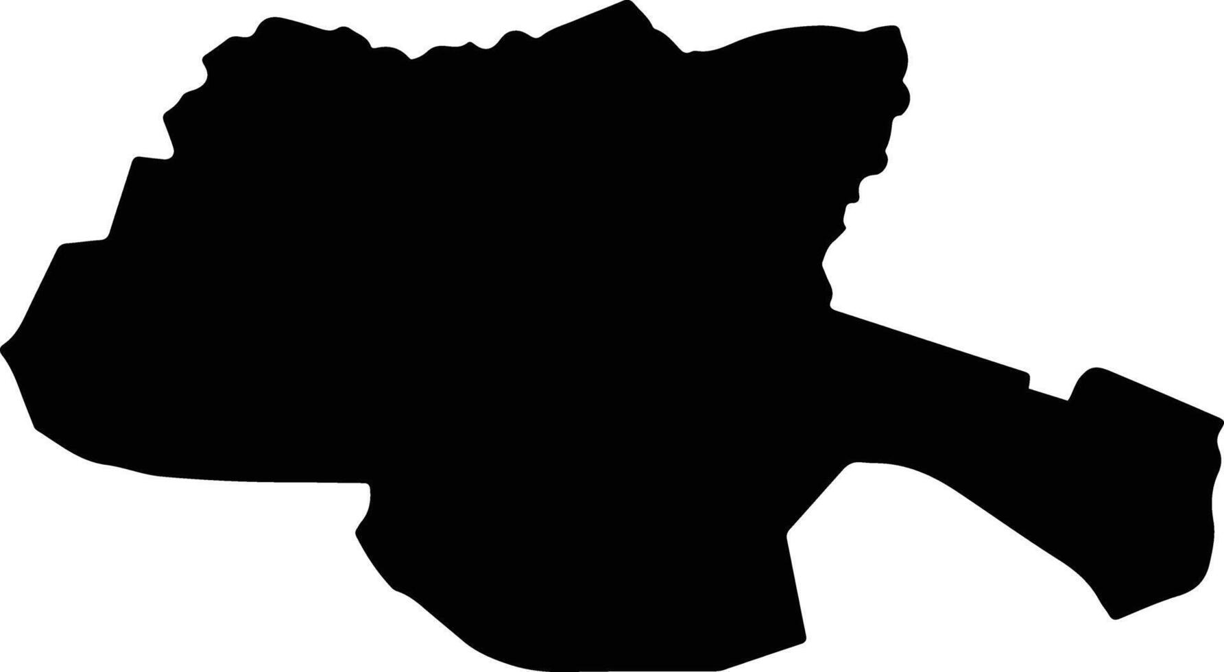 La Colmena Paraguay silhouette map vector