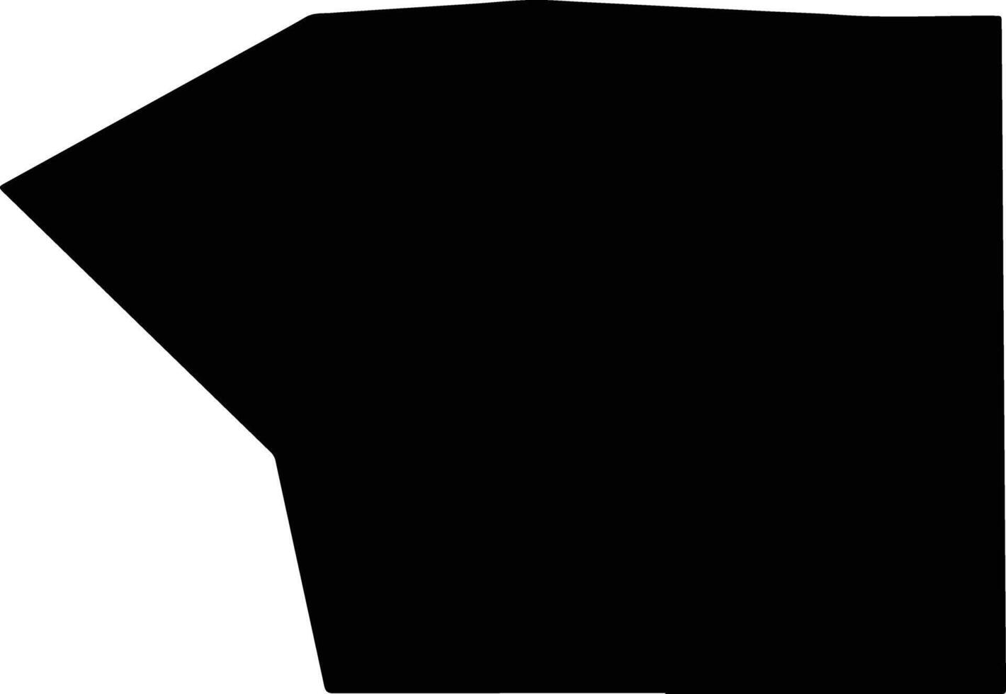 La Crosse United States silhouette map vector