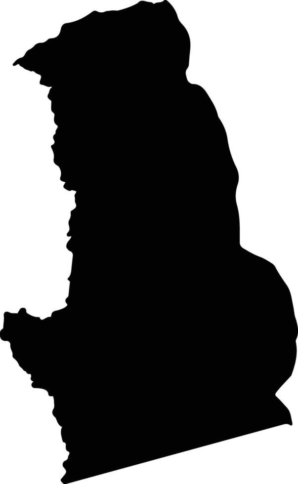 La Guadalupe Colombia silhouette map vector