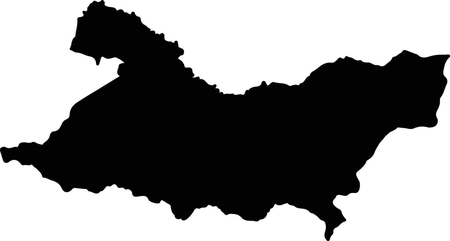 La Jagua De Ibirico Colombia silhouette map vector