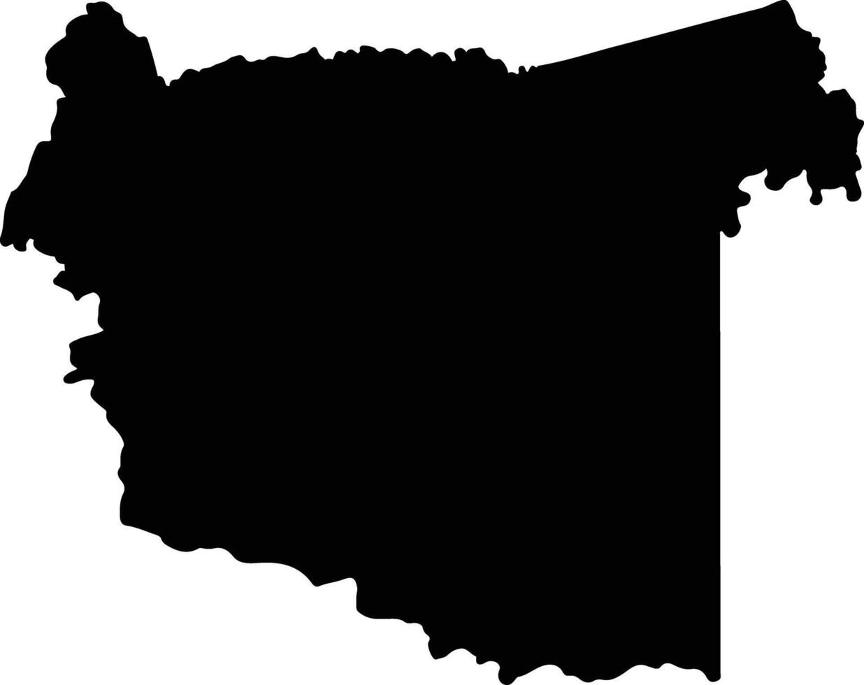 La Macarena Colombia silhouette map vector