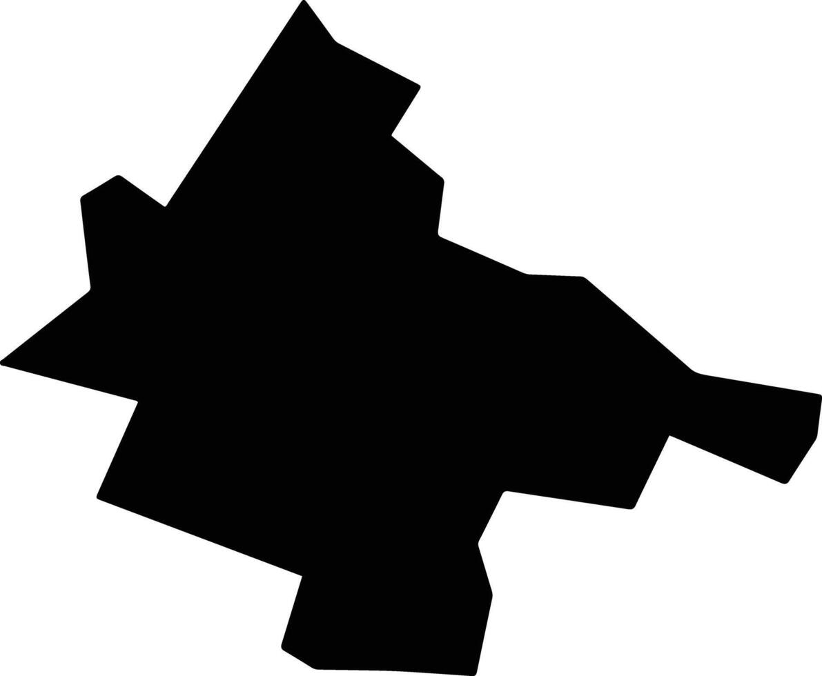 La Magdalena Tlaltelulco Mexico silhouette map vector