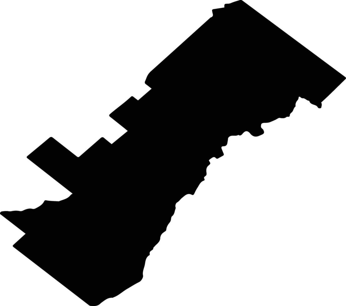 La Matanza Argentina silhouette map vector