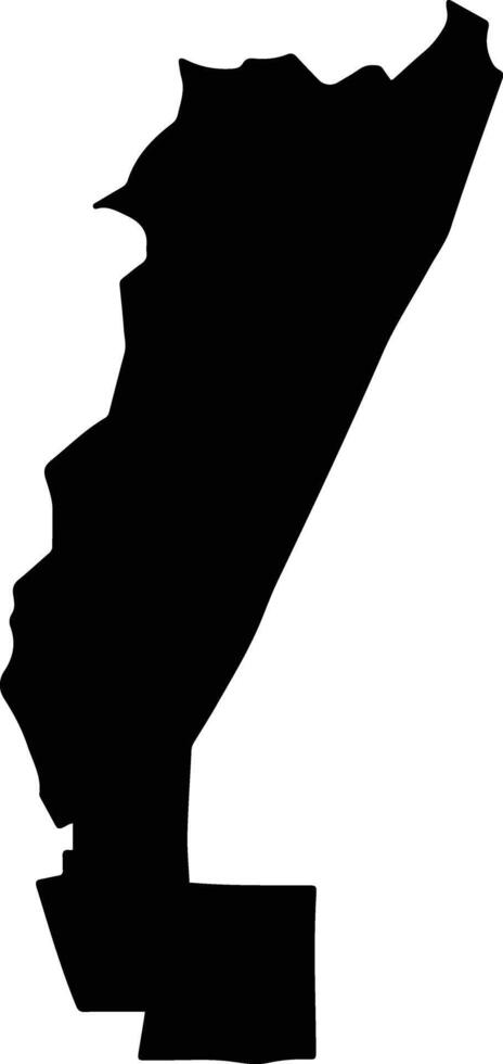 La nkwantanang madina Ghana silhouette map vector