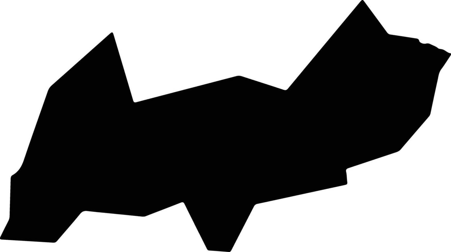 La Palma El Salvador silhouette map vector