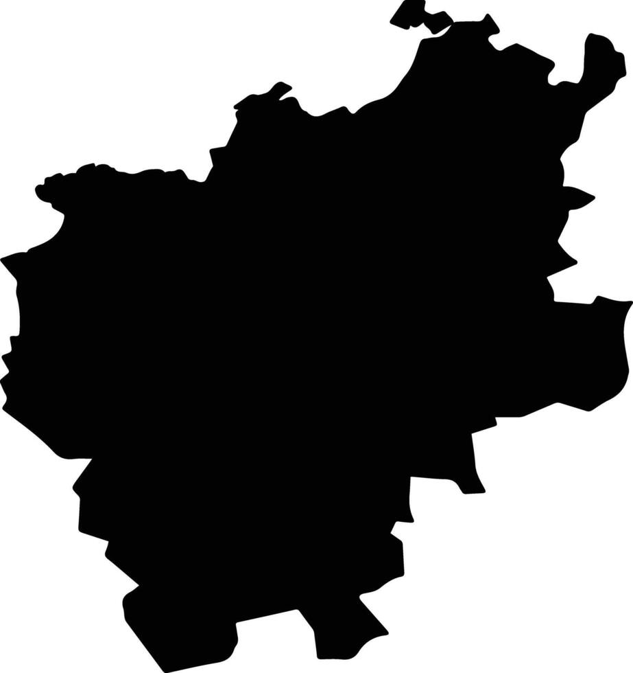 La Palma Cuba silhouette map vector