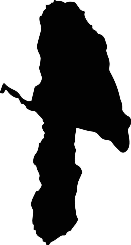 La Pintada Colombia silhouette map vector