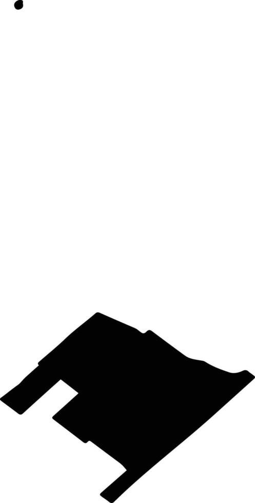 La Plata Argentina silhouette map vector