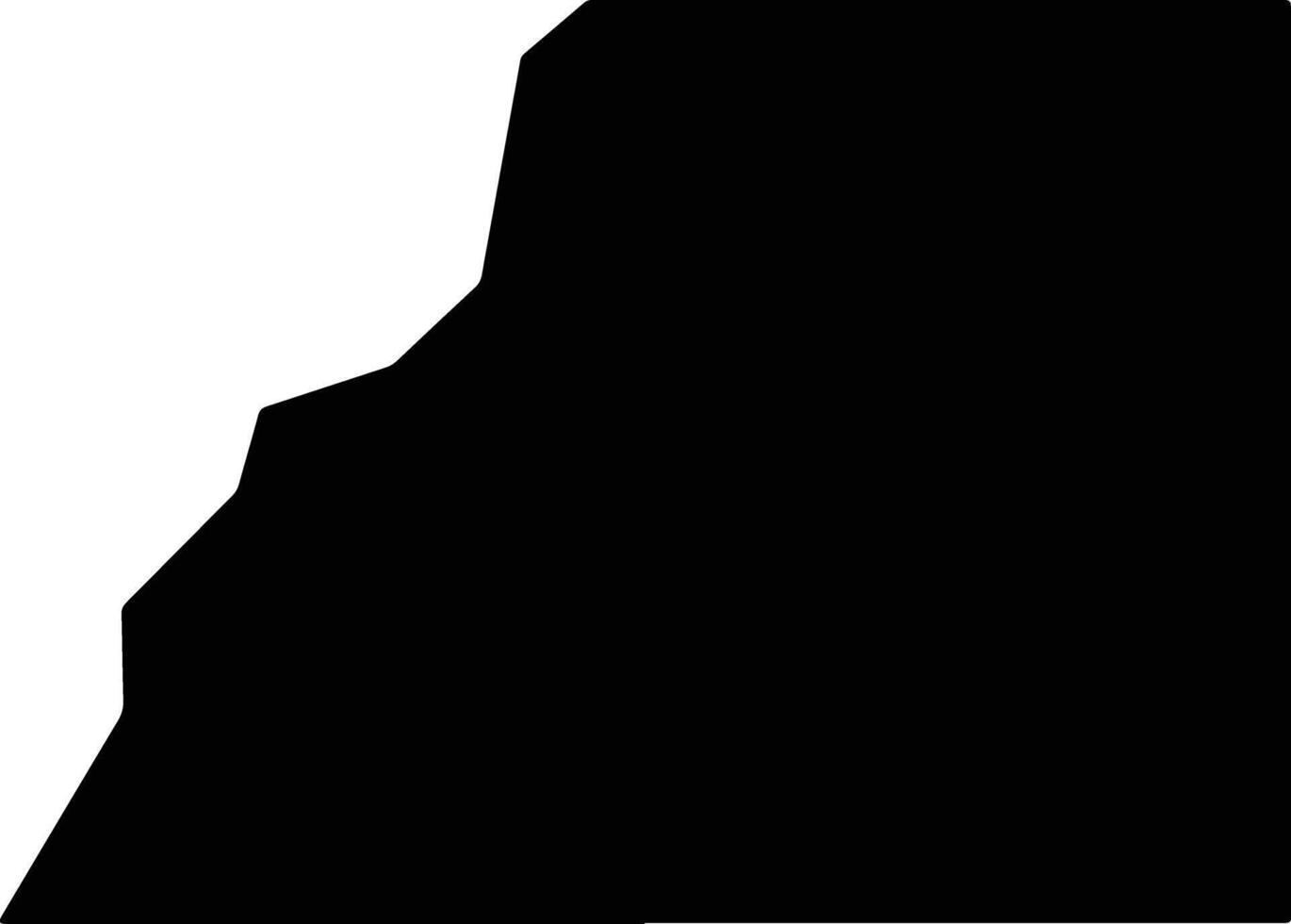 La Plata United States silhouette map vector