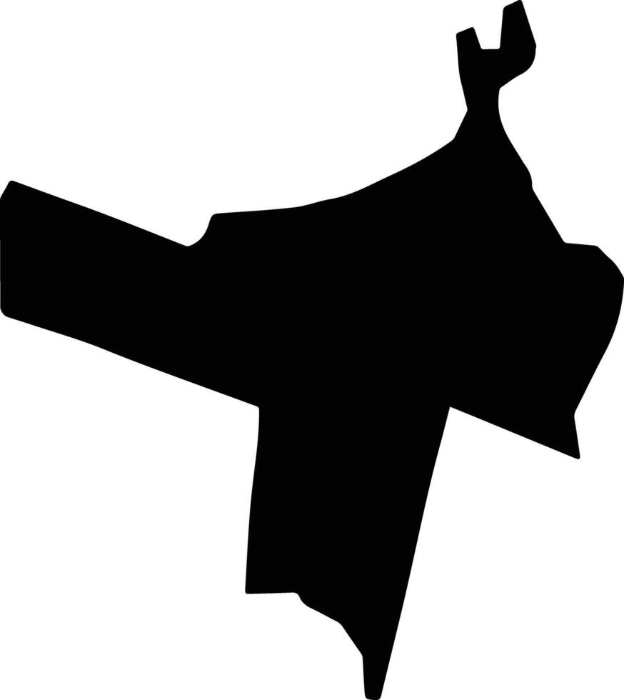 La Ressource Saint Lucia silhouette map vector