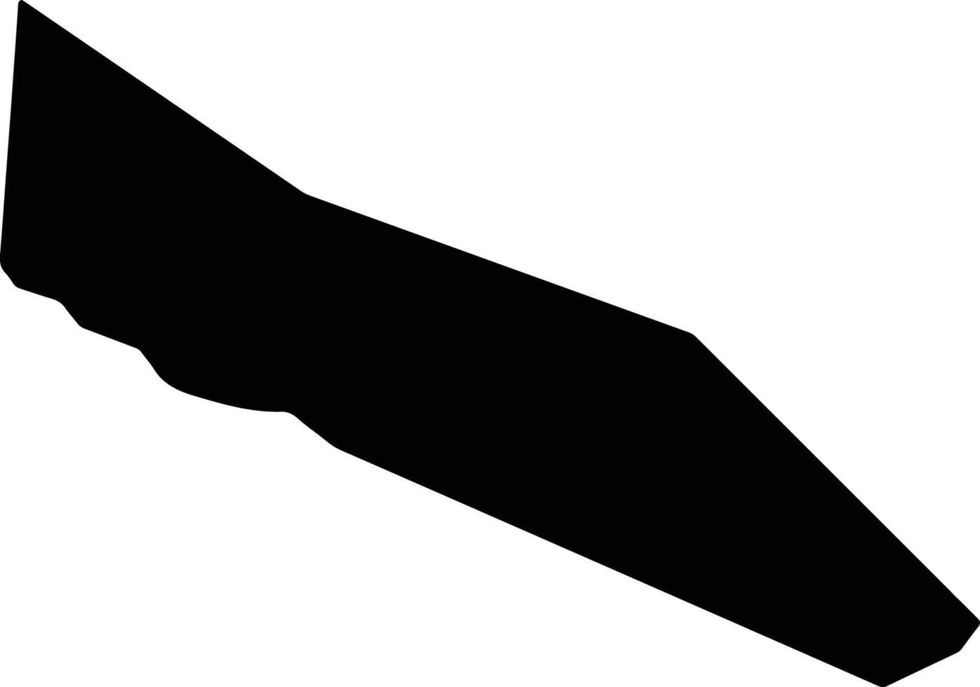 La Trinidad Venezuela silhouette map vector