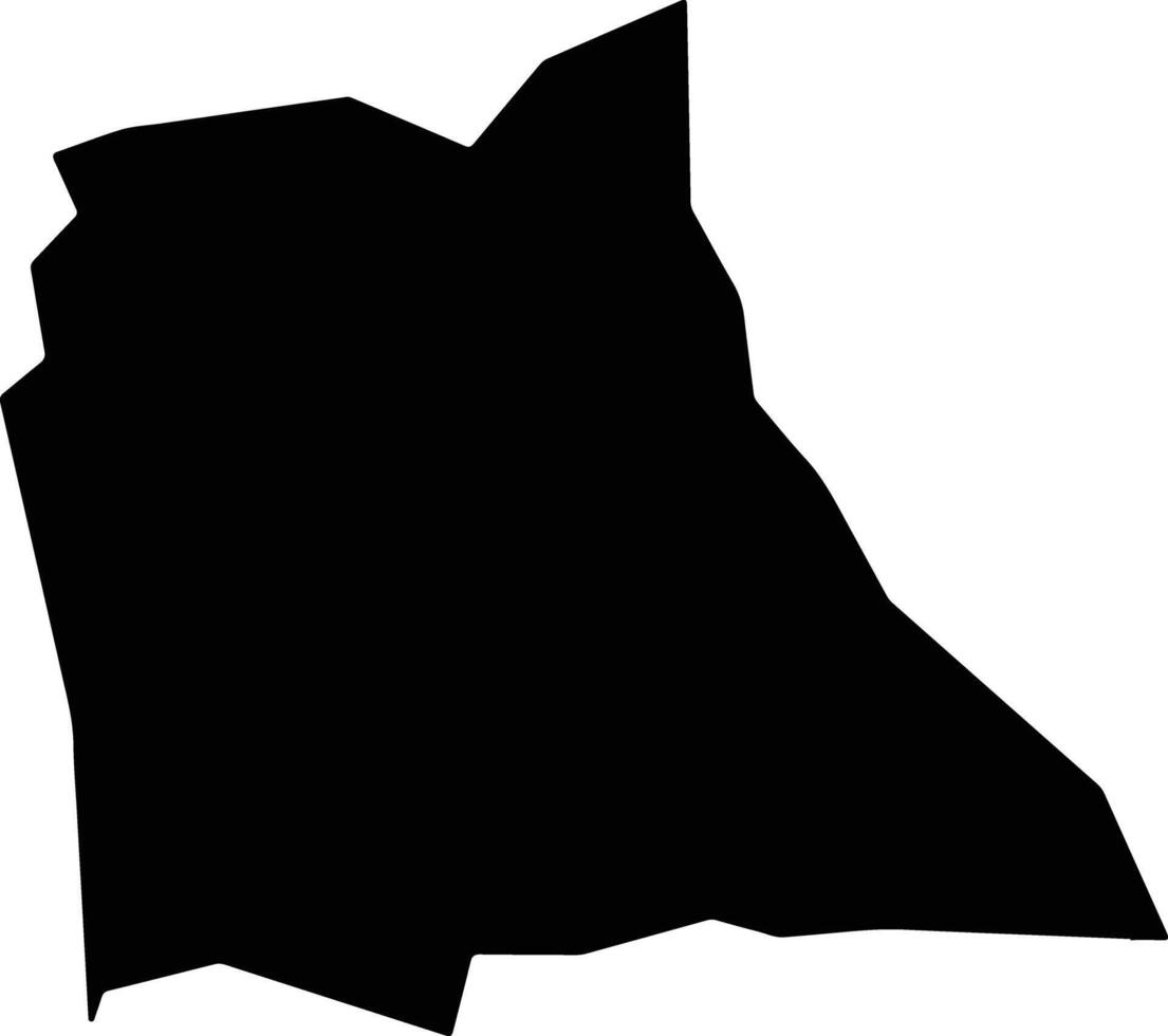 Lagoa Real Brazil silhouette map vector