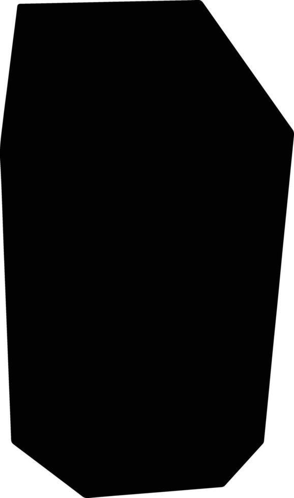 Laianxian China silhouette map vector