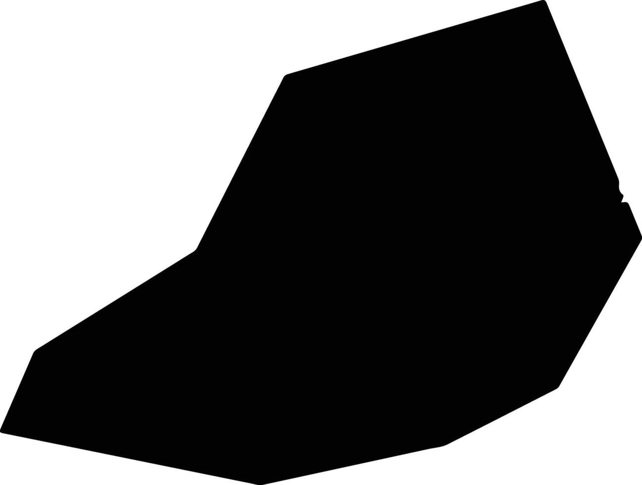 Lahore Pakistan silhouette map vector