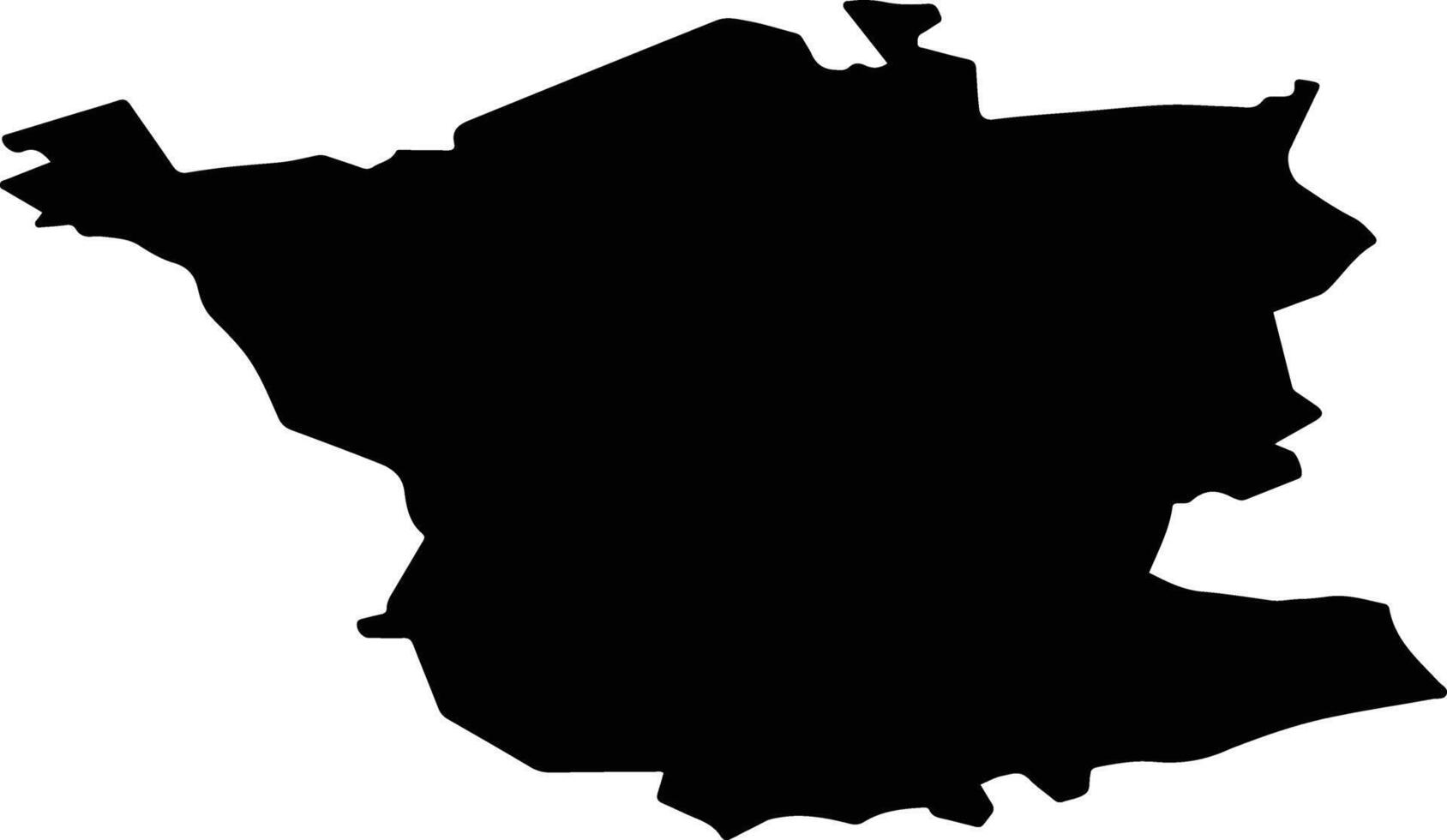 Laidzes pag Latvia silhouette map vector