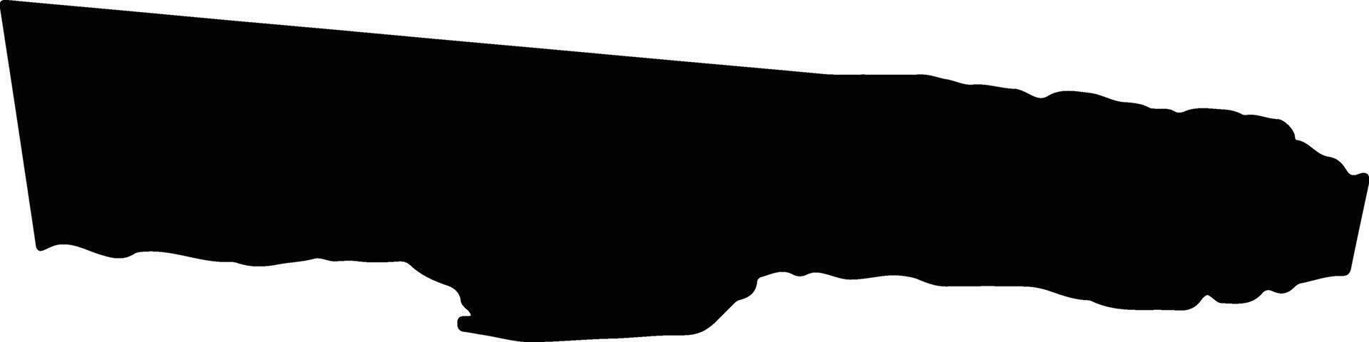 Lajes do Pico Portugal silhouette map vector