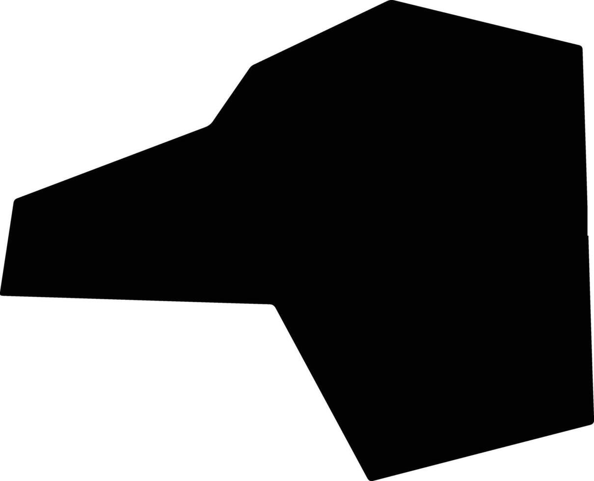 Lajes Pintadas Brazil silhouette map vector