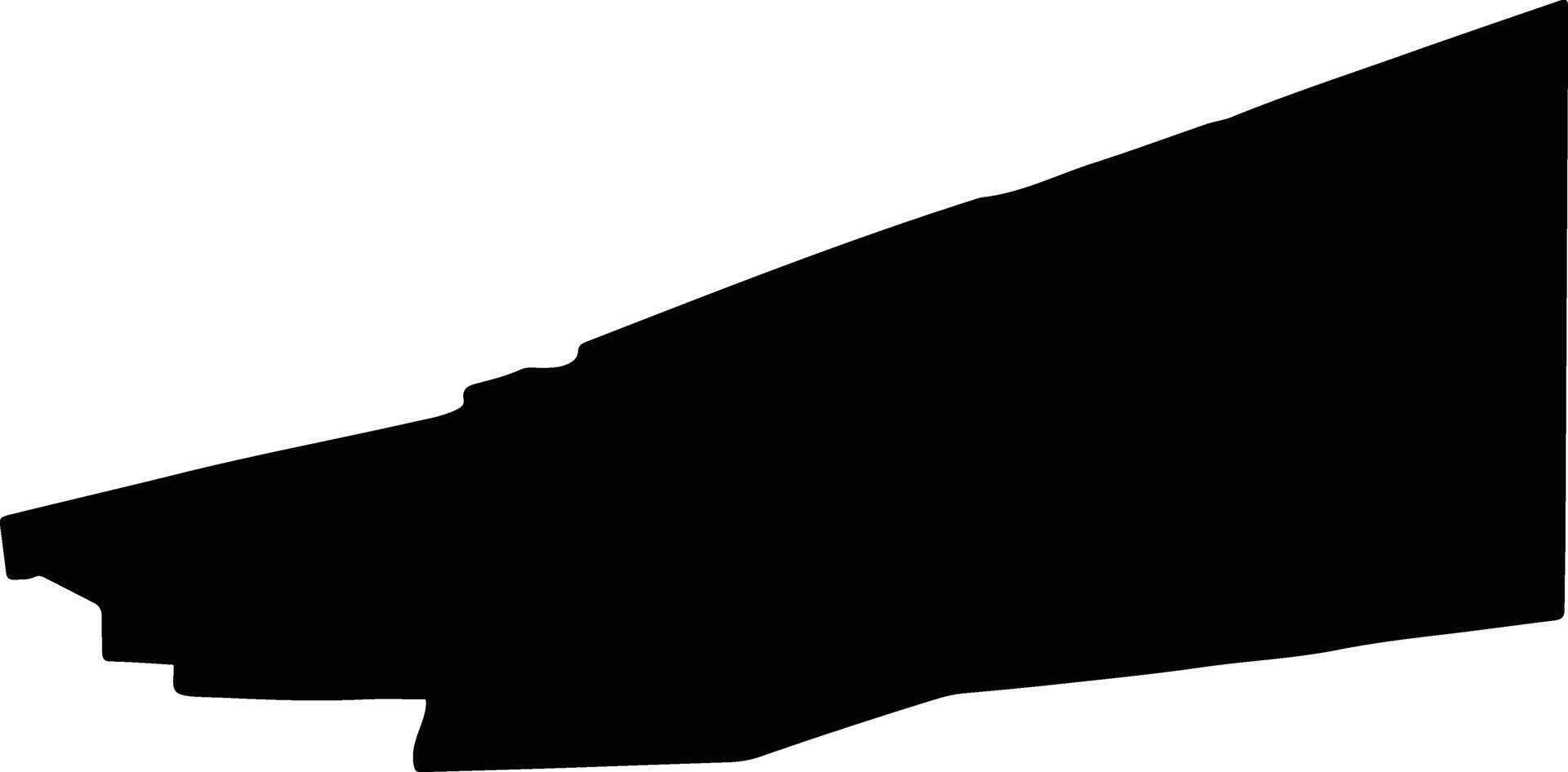 Lam Luk Ka Thailand silhouette map vector