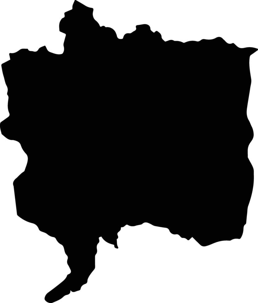 Lamarm Laos silhouette map vector
