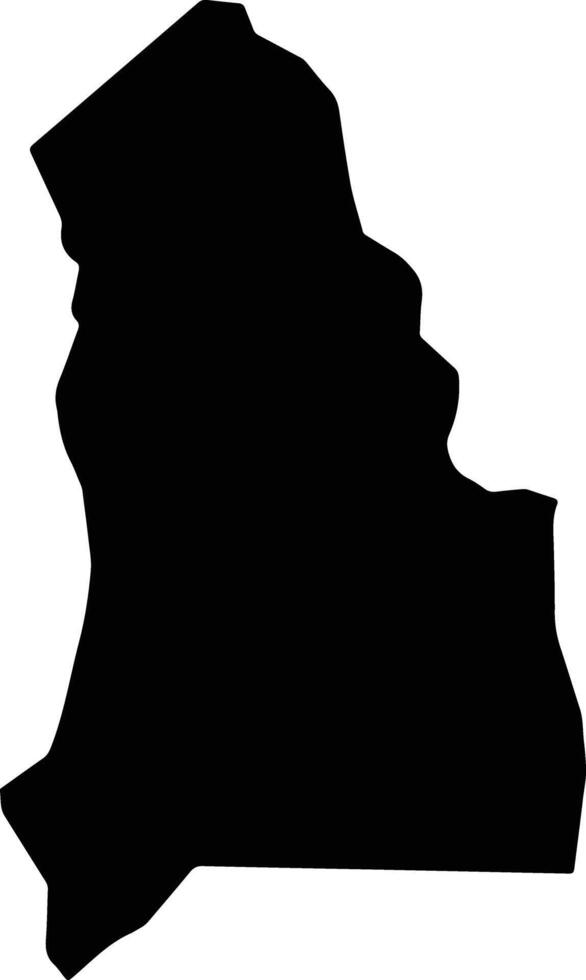 Lamaze Saint Lucia silhouette map vector