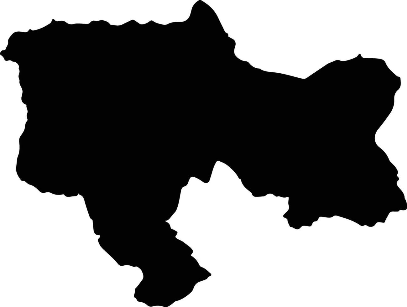 Lamas Peru silhouette map vector