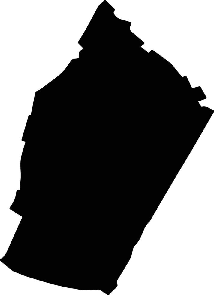 Lambare Paraguay silhouette map vector