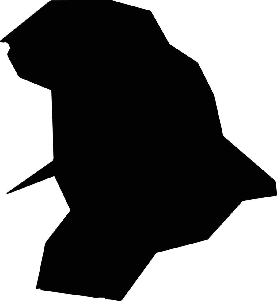 Lanchanglaguzuzizhixian China silhouette map vector