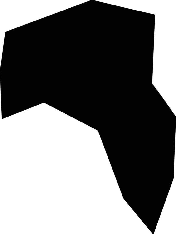 Laneia Cyprus silhouette map vector