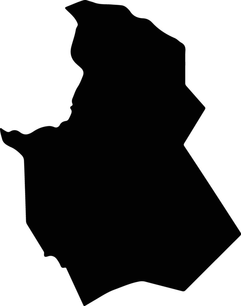 Langue Honduras silhouette map vector