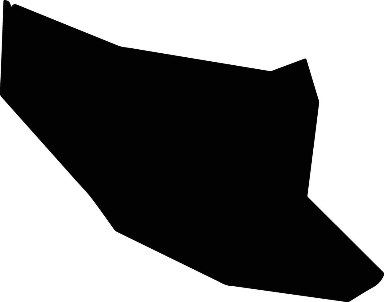 Lapithos Cyprus silhouette map vector
