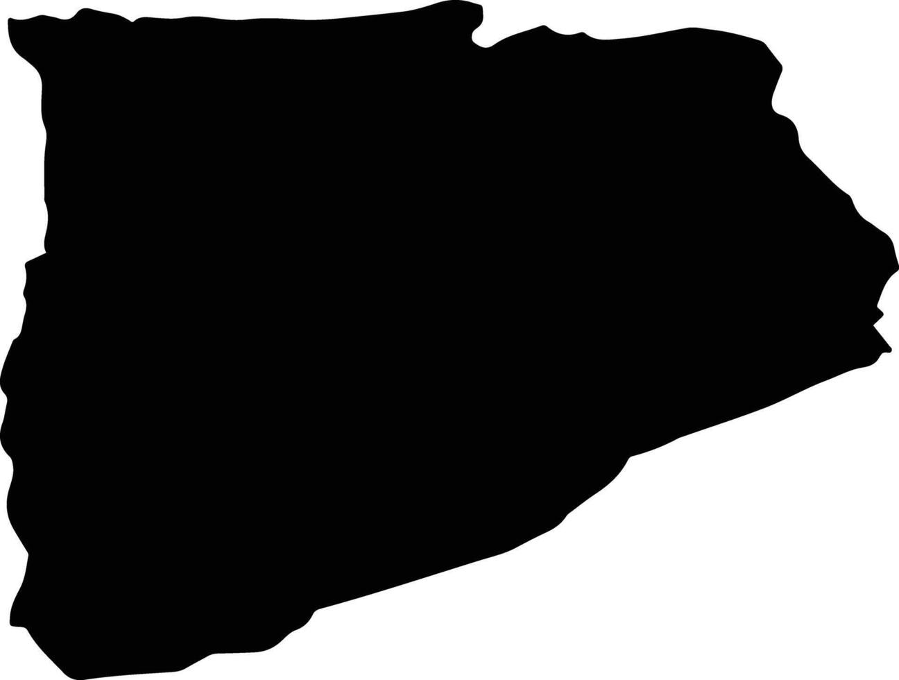 LAPUSATA Romania silhouette map vector