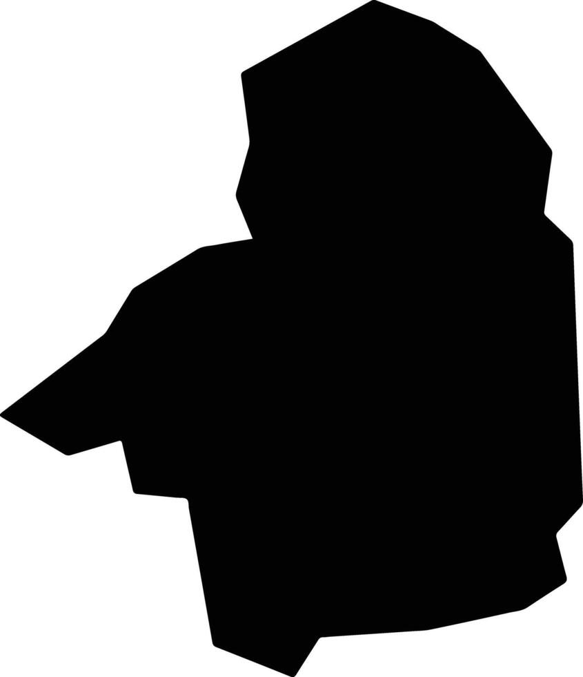 Laranjal Brazil silhouette map vector